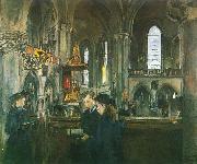 Harriet Backer Fra Trefoldighetskirken painting